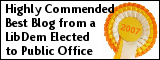 Highly Commended - Best Blog from a LibDem Elected to Public Office