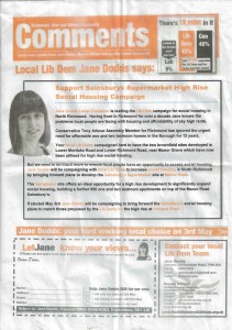 North Richmond fake leaflet