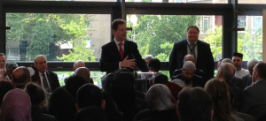 Nick Clegg at inter faith event.