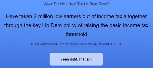 what have lib dems done - apr 2013