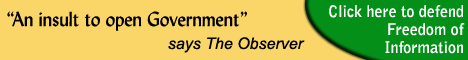 Freedom of Information banner advert