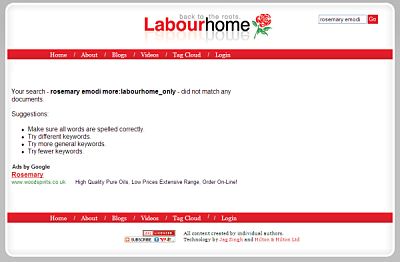 Labour Home: Rosemary Emodia search results