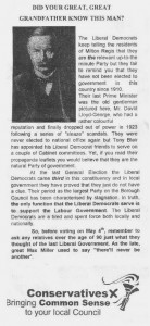 Conservative leaflet