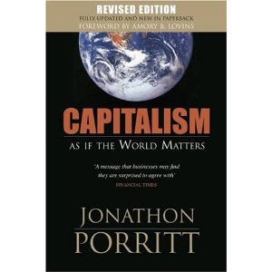 Capitalism as if the world matters by Jonathon Porritt - book cover