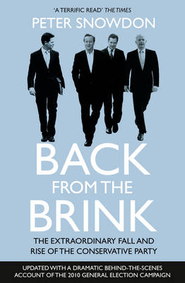 Back from the Brink by Peter Snowdon - front cover
