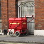 Royal Mail delivery trolley