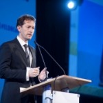 Gregor Virant, leader of the Civic List, speaks at the ALDE Party Congress in Dublin, Ireland (9 November 2012)
