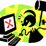 Angry computer person