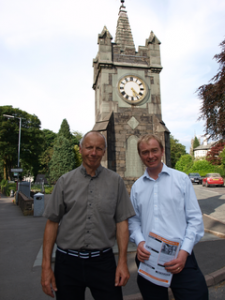 Tim Farron and Colin Jones