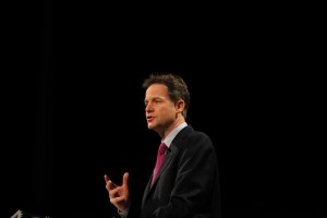 Nick Clegg speaking York Some rights reserved by Liberal Democrats