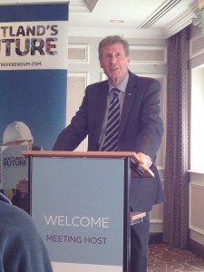 Kenny MacAskill at Scotland's Future Livingston