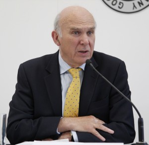 Vince Cable, Business Secretary at the launch of the joint government and UK automotive industry's automotive strategy