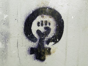 Feminist fist by Eva the Weaver
