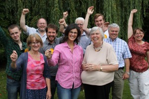 Margaret Crick, Layla Moran and the OxWAb Lib Dem team