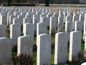 Tyne Cot cemetery Ypres First World War by fdecomite