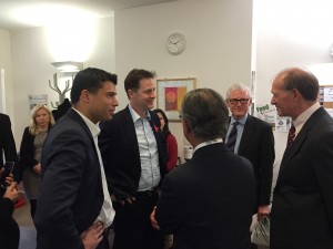Nick, Ibrahim and Norman in Brent mental health visit