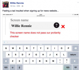 Willie Rennie profanity
