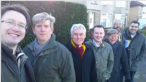Joe out in Bradford