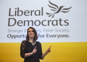 Kirsty Williams addresses the Liverpool Spring conference rally March 2015 Photo by LIberal Democrats