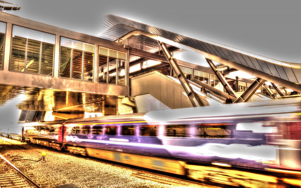 reading railway station by paul walter