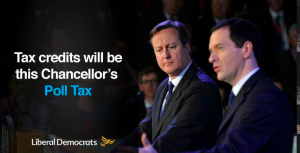 Cameron Osborne Tax Credit Poll Tax