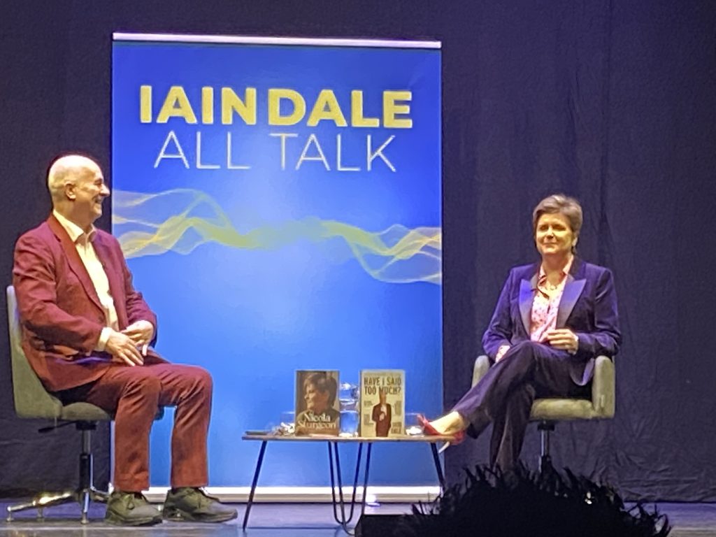 iain Dale talks to Nicola Sturgeon in Edinburgh