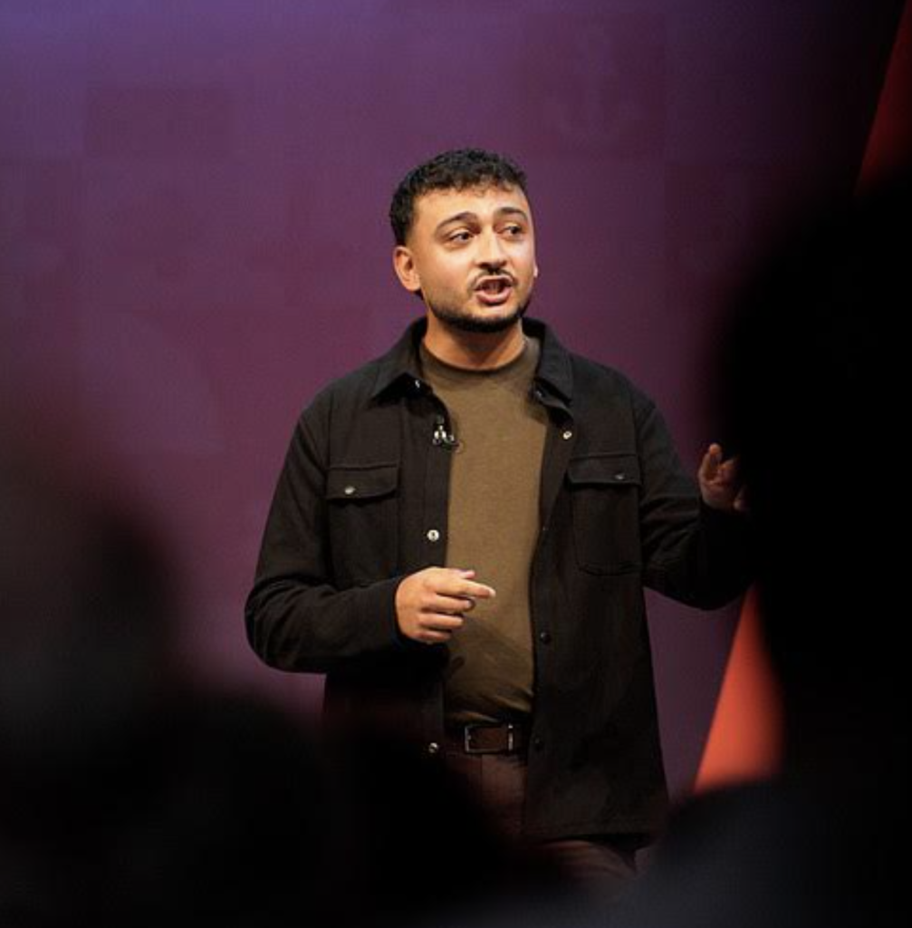 Anton Georgiou speaks at Conference Rally
