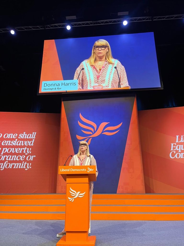 Donna Harris speaking at Autumn Conference 2026